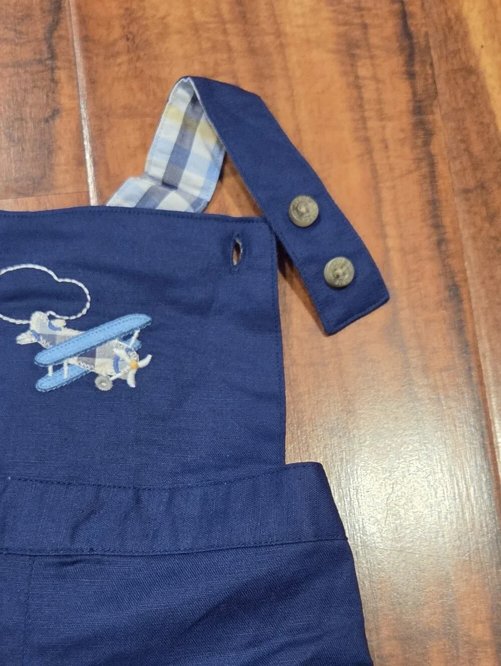 Janie and Jack NWT 3-6 Months Polo Bodysuit and Airplane Shortalls Set